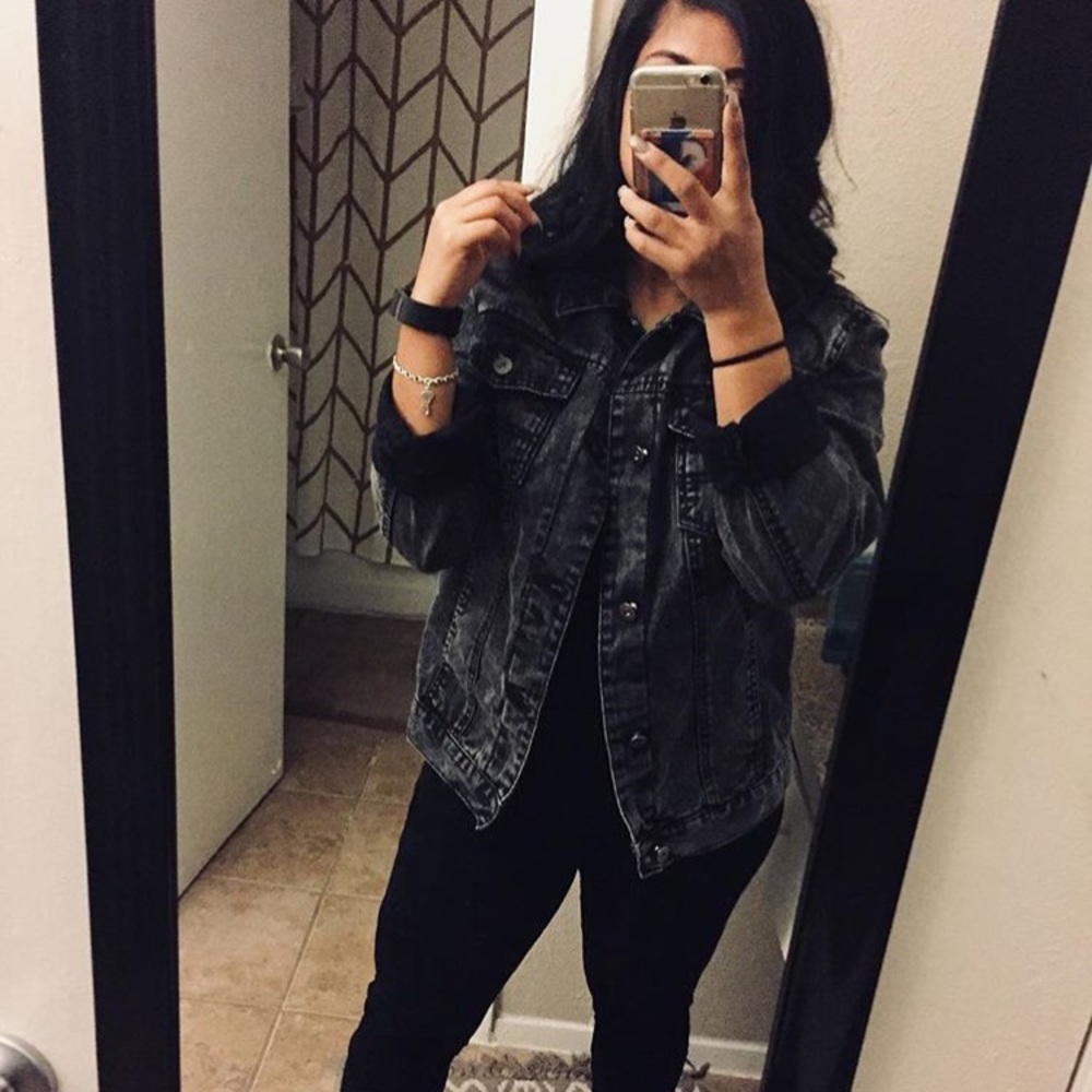 ASOS black denim jacket